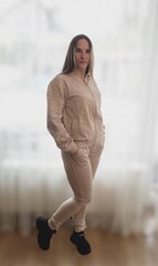 Dressikomplekt naistele Lalita Fashion, 3 tk, beež hind ja info | Naiste spordiriided | kaup24.ee