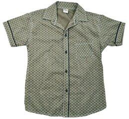 Рубашка для мальчика, серая цена и информация | Рубашки для мальчиков | kaup24.ee