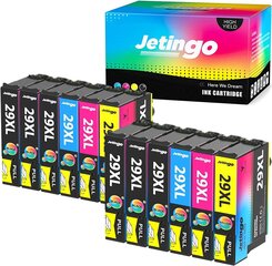 Картриджи для принтера Jetingo Epson Expression Home 29XL, 12шт цена и информация | Аксессуары для принтера | kaup24.ee