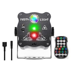 Walliebe Mini RGB stroboskoop, puldiga. Valgusprojektor hind ja info | Peokaunistused | kaup24.ee