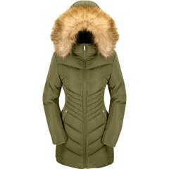 Зимняя парка для женщин Szory, зеленая цена и информация | Женские куртки | kaup24.ee