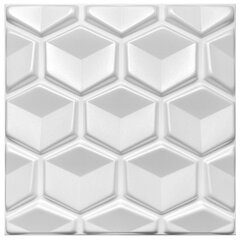 3D lae- ja seinapaneelid Deccart Honey, 50x50 cm, 8 tk, valge hind ja info | Lae-, seinakaunistus elemendid | kaup24.ee