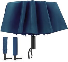 Automaatne vihmavari, 105 cm, sinine hind ja info | Naiste vihmavarjud | kaup24.ee