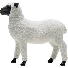 Dekoratiivkuju Happy Sheep, 28 cm, valge hind ja info | Sisustuselemendid | kaup24.ee