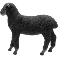 Dekoratiivne kuju Happy Sheep, 37 cm, must hind ja info | Sisustuselemendid | kaup24.ee