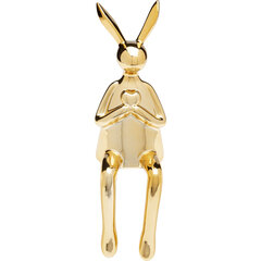 Dekoratiivkuju "Rabbit", Heart, 29 cm, kuldne hind ja info | Sisustuselemendid | kaup24.ee