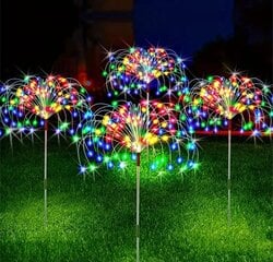 Solar Led aiavalgusti firework цена и информация | Уличное освещение | kaup24.ee