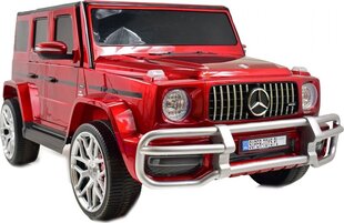 Kahekohaline elektriauto lastele Mercedes G63 AMG S-307, punane hind ja info | Laste elektriautod | kaup24.ee