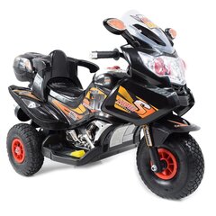 Одноместный электрический мотоцикл, черный цена и информация | Электромобили для детей | kaup24.ee