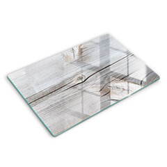 Klaasist Lõikelaud Hele puidu struktuur, 80x52 cm hind ja info | Lõikelauad | kaup24.ee
