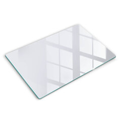 Klaasist Lõikelaud valge värv, 80x52 cm hind ja info | Lõikelauad | kaup24.ee