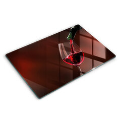 Klaasist Lõikelaud Klaas veini, 80x52 cm hind ja info | Lõikelauad | kaup24.ee