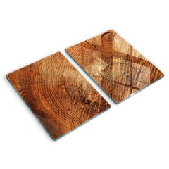 Klaasist Lõikelaud Puu puidusüü, 2x40x52 cm hind ja info | Lõikelauad | kaup24.ee