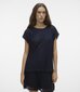 Vero Moda naiste T-särk 10304457*01, tumesinine 5715513172155 цена и информация | Naiste T-särgid, topid | kaup24.ee