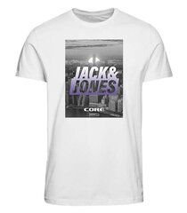 Jack & Jones детская футболка 12256935*03, белый 5715515004423 цена и информация | Рубашки для девочек | kaup24.ee