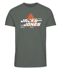 Jack & Jones детская футболка 12256935*02, зелёный 5715515004348 цена и информация | Рубашки для мальчиков | kaup24.ee