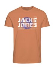 Jack & Jones laste T-särk 12256935*01, oranž 5715515004386 hind ja info | Poiste särgid | kaup24.ee