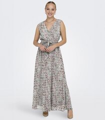 ONLY женское платье 15323515*01, белый/лиловый 5715516780364 цена и информация | Платья | kaup24.ee