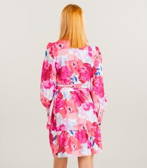 Abito Moda женское платье 234018 01, белый/фуксия 234018*01-ONE цена и информация | Платья | kaup24.ee