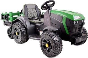 Одноместный детский электрический трактор BDM0925, зелёный цена и информация | Электромобили для детей | kaup24.ee