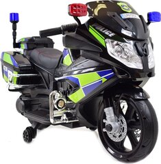Детский одноместный электрический полицейский мотоцикл BEJ8188, чёрный цена и информация | Электромобили для детей | kaup24.ee