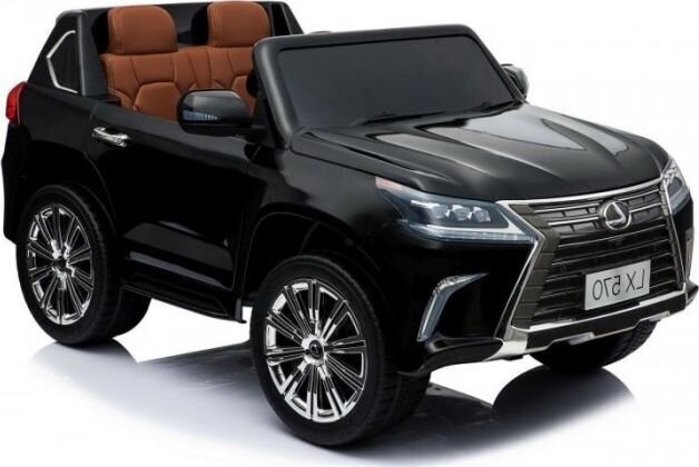 Kahekohaline elektriauto lastele Lexus LX-570, must цена и информация | Laste elektriautod | kaup24.ee