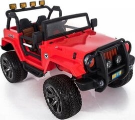 Kahekohaline elektriauto lastele Jeep WXE1688, punane цена и информация | Электромобили для детей | kaup24.ee