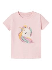 Name It детская футболка 13230230*01, розовый 5715511070972 цена и информация | Рубашки для девочек | kaup24.ee