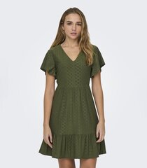 ONLY женское платье 15289687*01, зелёное, 5715517252006 цена и информация | Платья | kaup24.ee