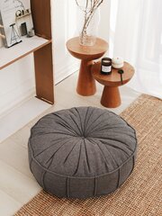 Подушка для пола Atelier Del Sofa Vintage, серая цена и информация | Кресла-мешки и пуфы | kaup24.ee