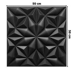 3D lae- ja seinapaneel Deccart Must Onyx 5m2, 20tk hind ja info | Lae-, seinakaunistus elemendid | kaup24.ee