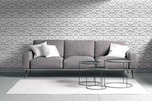 3D lae- ja seinapaneel Deccart Valge Onyx 5m2, 20 tk цена и информация | Элементы декора для стен, потолка | kaup24.ee