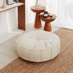Подушка для пола Atelier Del Sofa Vintage Teddy, белая цена и информация | Кресла-мешки и пуфы | kaup24.ee