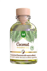 Massaažigeel, Intt vegan coconut, 30 ml цена и информация | Массажные масла | kaup24.ee