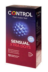 Kondoomid Control Sensual Xtra Dots, 12 tk hind ja info | Kondoomid | kaup24.ee