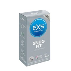 Презервативы, EXS snug fit, тонкие, 12 шт. цена и информация | Презервативы | kaup24.ee