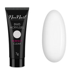 Küünegeel Neonail Duo Acrylgel, Perfect Clear, 7 g hind ja info | Maniküüri ja pediküüri tarvikud | kaup24.ee