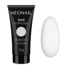 Küünegeel Neonail Duo Acrylgel, Perfect Clear, 30 g цена и информация | Средства для маникюра и педикюра | kaup24.ee