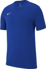 Nike meeste T-särk Team Club 19 Tee SS, sinine, M hind ja info | Jalgpalli varustus ja riided | kaup24.ee