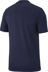 Nike T-särk Team Club 19, M, sinine hind ja info | Jalgpalli varustus ja riided | kaup24.ee