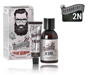 Tooniv šampoon Beardburys Color Shampoo 2N цена и информация | Краска для волос | kaup24.ee