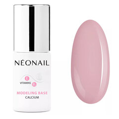 Hübriidküünelakialus Neonail Modeling Base Calcium, Neutral Pink, 7,2 ml цена и информация | Лаки для ногтей, укрепители для ногтей | kaup24.ee