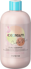 Шампунь увлажняющий для вьющихся волос Inebrya Ice Cream Curly Plus Curl Shampoo Estratto Di Moringa, 300 мл цена и информация | Шампуни | kaup24.ee
