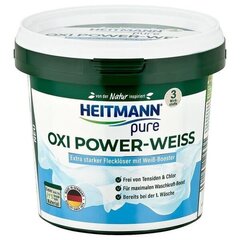 HEITMANN PURE OXI Power Пятновыводитель 500 г белый цена и информация | Средства для стирки | kaup24.ee