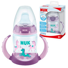Бутылка NUK First Choice с ручками и датчиком температуры, 150 мл, фиолетовая. цена и информация | Бутылочки и аксессуары | kaup24.ee