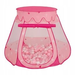 Палатка с мячом, 200 шт, розовый цена и информация | Игрушки для малышей | kaup24.ee