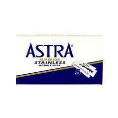Лезвия для бритья Astra Superior Stainless, 5 штук цена и информация | Косметика и средства для бритья | kaup24.ee