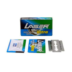 Лезвия Laser Ultra Double Edge Blades, 10 шт. цена и информация | Косметика и средства для бритья | kaup24.ee