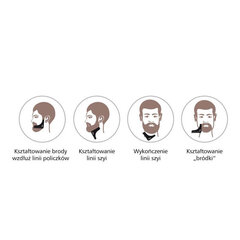 Habemekamm FOX Beard, 1 tk hind ja info | Juukseharjad, kammid, juuksuri käärid | kaup24.ee