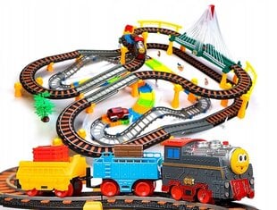 Võidusõidurada rongile ja autole hind ja info | Poiste mänguasjad | kaup24.ee